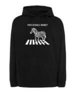 Bluza z kapturem Śmieszna Zebra Czarny Humor
