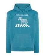 Bluza z kapturem <br>Śmieszna Zebra Czarny Humor