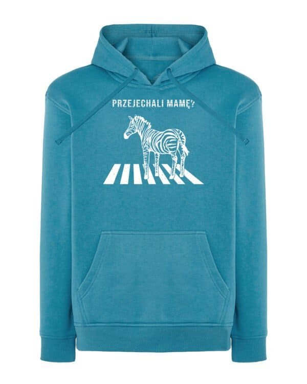 Bluza z kapturem <br>Śmieszna Zebra Czarny Humor