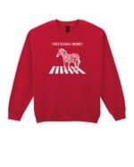 Bluza bez kaptura <br>Śmieszna Zebra Czarny Humor