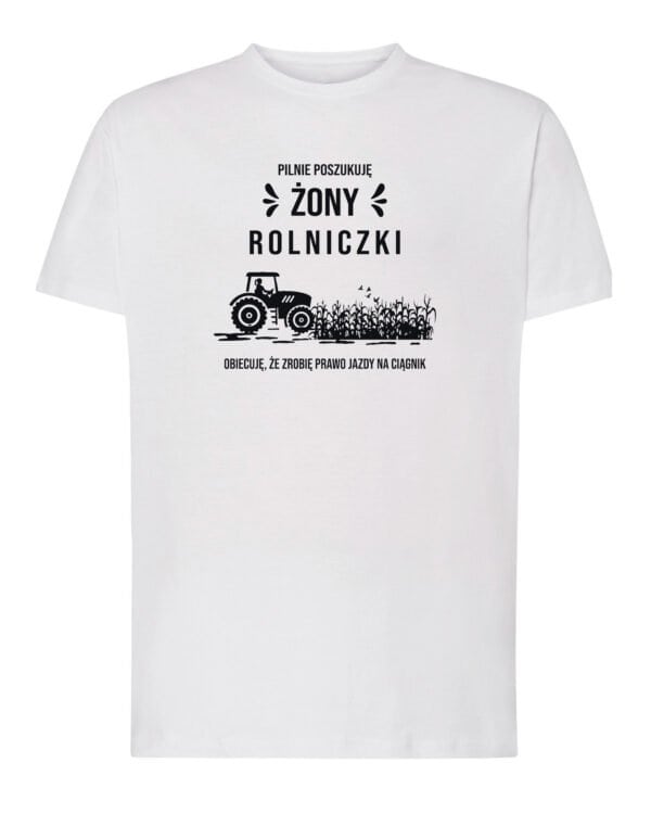 TL1254BK Tshirt Hoodie Sweater SIM Koszulka Śmieszna Rolnik szuka Żony