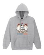 Bluza z kapturem <br>Śmieszna Słodkie Kury