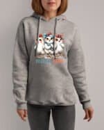 Bluza z kapturem <br>Śmieszna Słodkie Kury