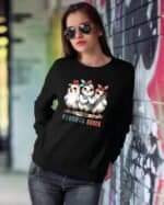Bluza bez kaptura <br>Śmieszna Słodkie Kury