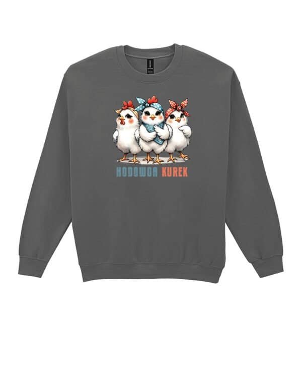 Bluza bez kaptura <br>Śmieszna Słodkie Kury