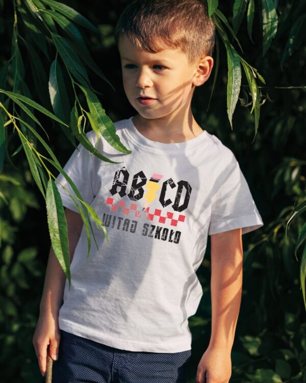 Koszulka Dziecięca Witaj Szkoło na początek roku szkolnego