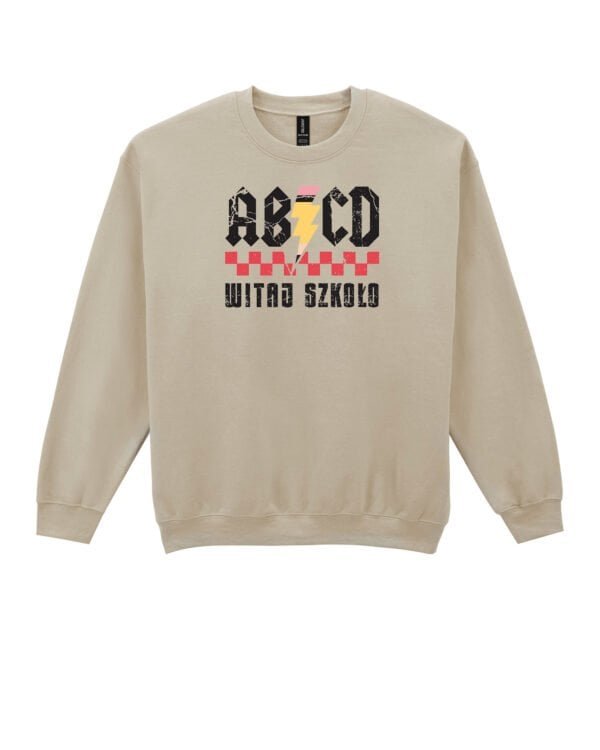 Bluza bez kaptura <br>Parodia ACDC Szkoła