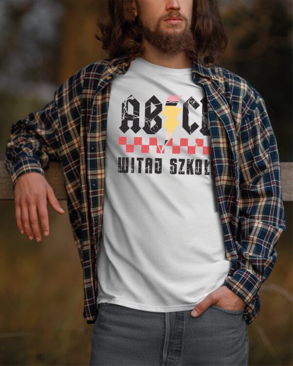 TL1259BK Tshirt Hoodie Sweater SIM3 Koszulka Parodia ACDC Szkoła