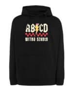 TL1259WH Tshirt Hoodie Sweater SIM10 Bluza z kapturem Parodia ACDC Szkoła