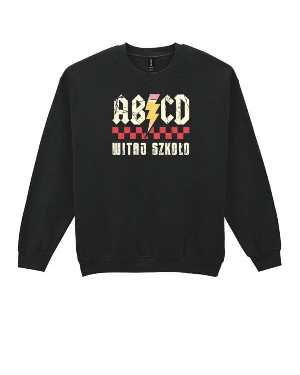 Bluza bez kaptura Parodia ACDC Szkoła