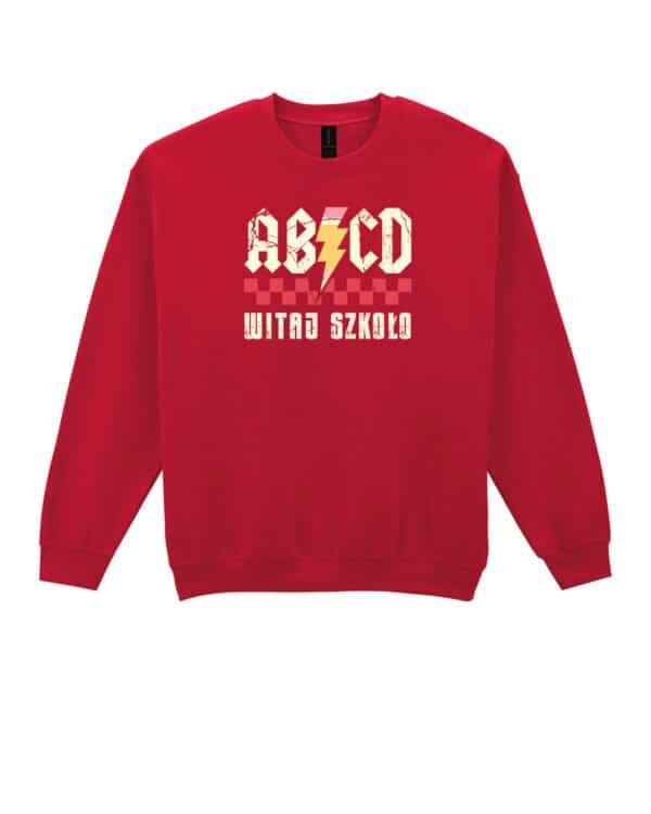 Bluza bez kaptura <br>Parodia ACDC Szkoła