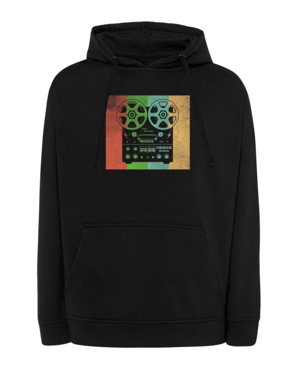 TL1260 Tshirt Hoodie Sweater SIM10 Bluza z kapturem Magnetofon Vintage PRL