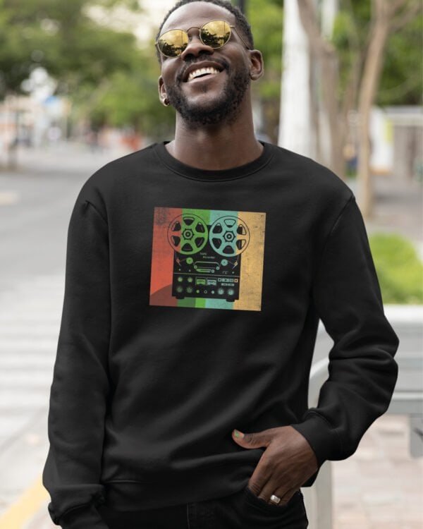 Bluza bez kaptura <br>Magnetofon Vintage PRL