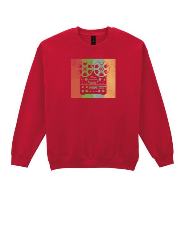 Bluza bez kaptura <br>Magnetofon Vintage PRL