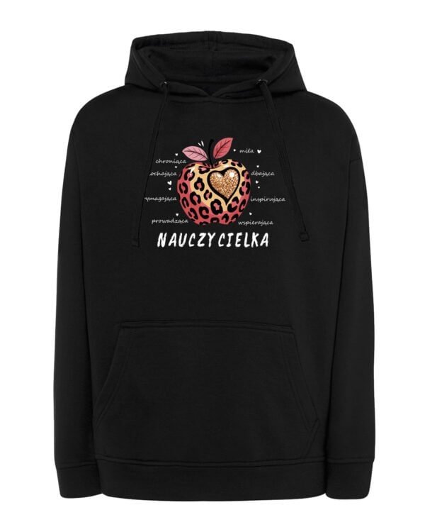 Bluza z kapturem dla Nauczycielki Jabłko