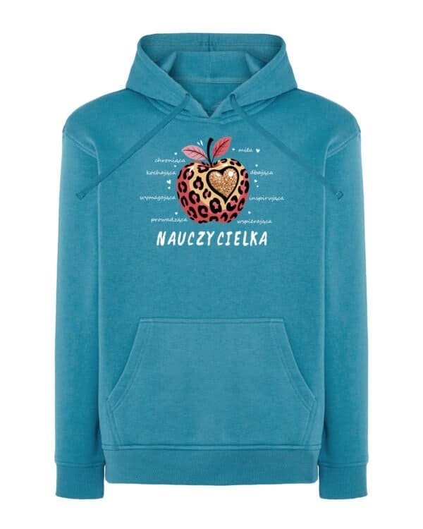 Bluza z kapturem <br>dla Nauczycielki Jabłko