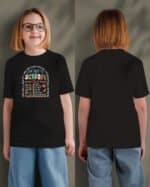 TL1263 Kids6 Koszulka Dziecięca Back to School Tour z humorem na nowy rok szkolny