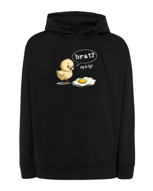 Bluza z kapturem Śmieszna Kurczak Jajko