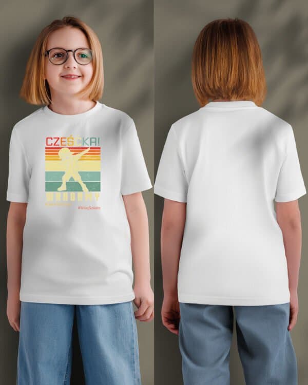 TL1266 Kids3 Koszulka Dziecięca Cześćka! Wracamy Powrót do szkoły w wielkim stylu