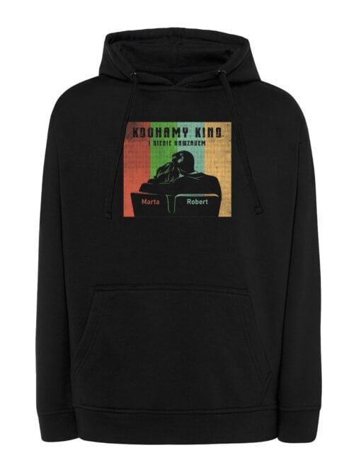 Bluza z kapturem Personalizowana dla Par Kino Filmy