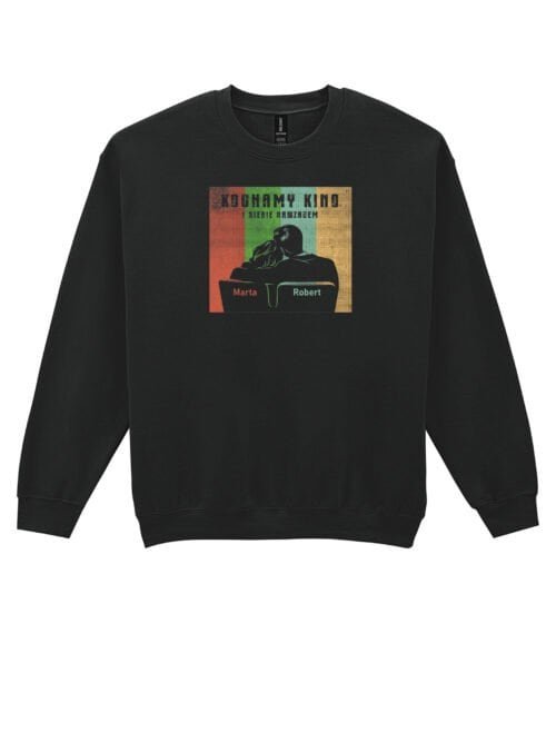 Bluza bez kaptura dla Par Personalizowana Kino Filmy