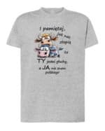 TL1272BK Tshirt Hoodie Sweater SIM4 Koszulka Krowy Śmieszny Tekst