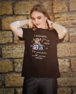 TL1272WH Tshirt Hoodie Sweater SIM8 Koszulka Krowy Śmieszny Tekst