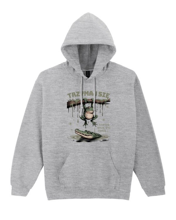 Bluza z kapturem <br>Żaba Śmieszny Tekst