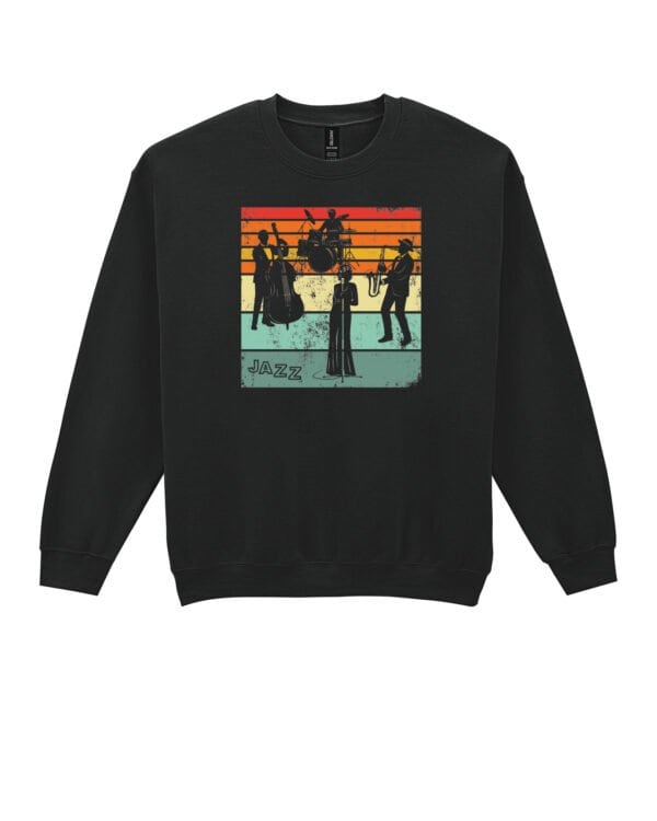 TL1278 Tshirt Hoodie Sweater SIM19 Bluza bez kaptura JAZZ Muzyka Koncert