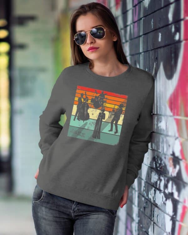 TL1278 Tshirt Hoodie Sweater SIM23 Bluza bez kaptura <br>JAZZ Muzyka Koncert