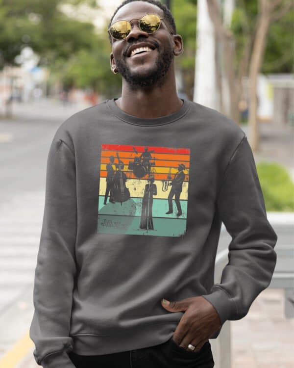 TL1278 Tshirt Hoodie Sweater SIM24 Bluza bez kaptura <br>JAZZ Muzyka Koncert