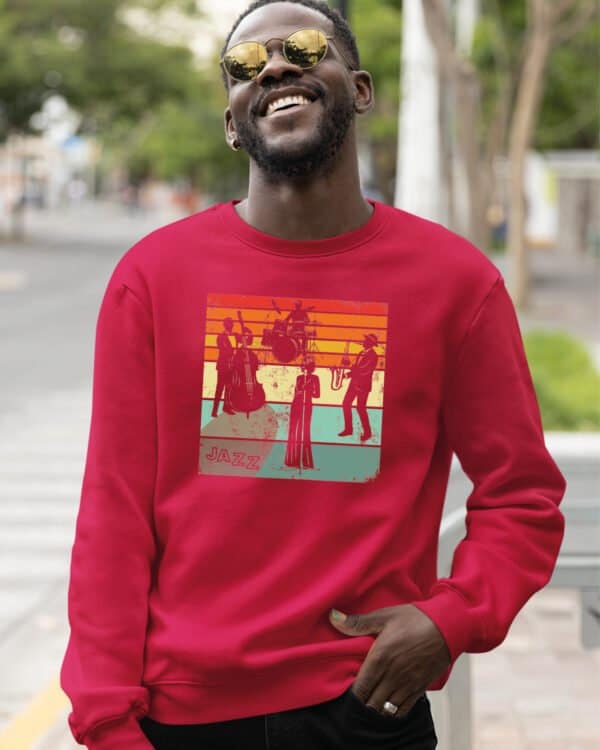 TL1278 Tshirt Hoodie Sweater SIM27 Bluza bez kaptura <br>JAZZ Muzyka Koncert