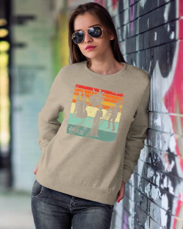 TL1278 Tshirt Hoodie Sweater SIM29 Bluza bez kaptura <br>JAZZ Muzyka Koncert