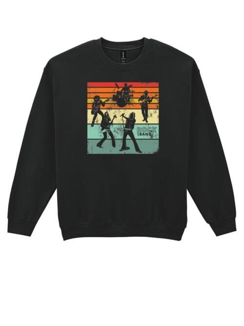 Bluza bez kaptura ROCK Muzyka Koncert