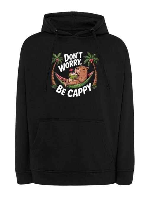 Bluza z kapturem Kapibara Śmieszny Tekst