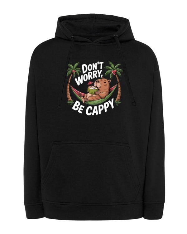 Bluza z kapturem Kapibara Śmieszny Tekst