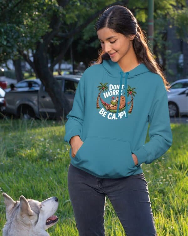 Bluza z kapturem <br>Kapibara Śmieszny Tekst