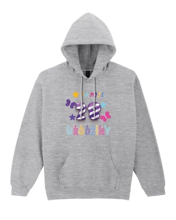 Bluza z kapturem <br>Personalizowana Urodziny