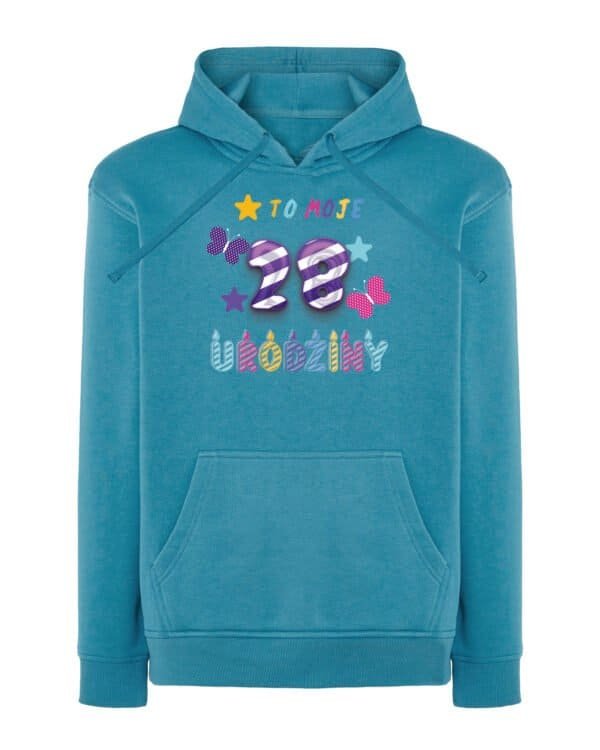 Bluza z kapturem <br>Personalizowana Urodziny
