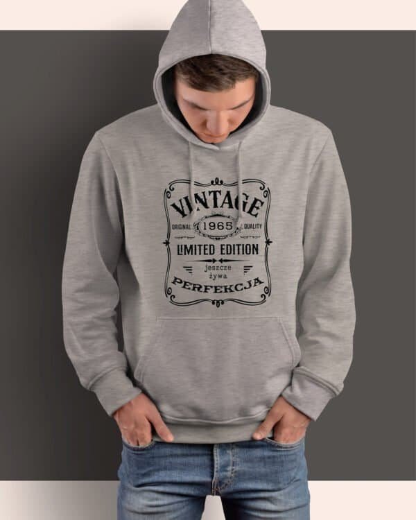 Bluza z kapturem <br>Personalizowana Vintage Rocznik