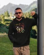 Bluza z kapturem <br>Śmieszna Żaba Piwo Grill