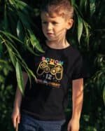 Koszulka Dziecięca Poziom odblokowany Personalizowana na urodziny gracza