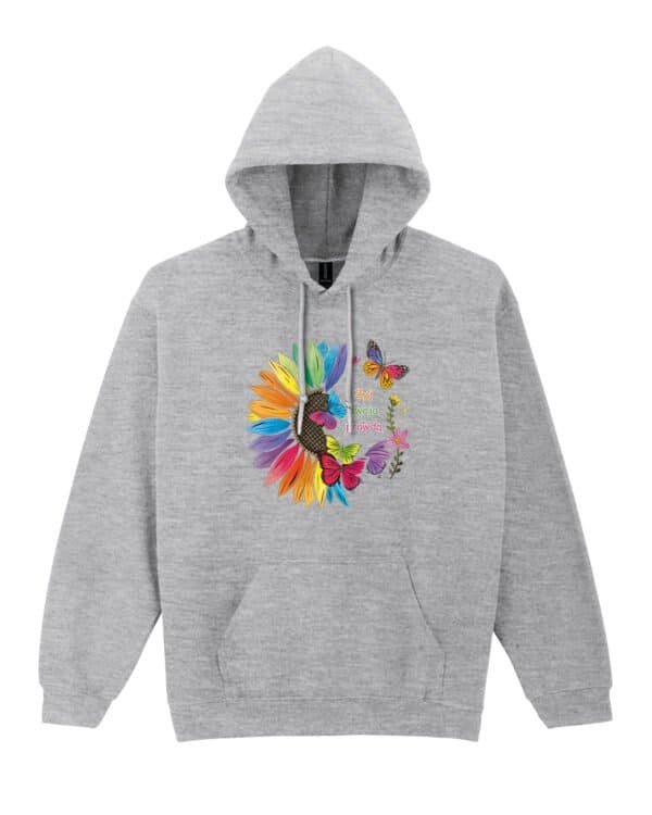 Bluza z kapturem <br>Twoja Prawda Kwiat Motyl