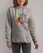 Bluza z kapturem <br>Twoja Prawda Kwiat Motyl