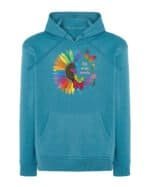 Bluza z kapturem <br>Twoja Prawda Kwiat Motyl
