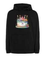 Bluza z kapturem Personalizowana Urodziny Tort