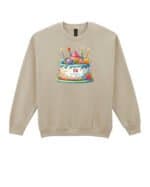 TL1292 Tshirt Hoodie Sweater SIM28 Bluza bez kaptura <br>Personalizowana Urodziny Tort