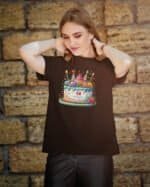 Koszulka Personalizowana Urodziny Tort