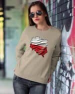Bluza bez kaptura <br>Patriotyczna Nasza Polska