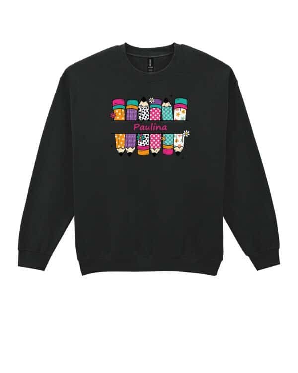 Bluza bez kaptura Personalizowana Szkoła Powrót